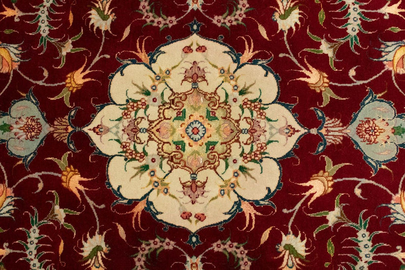 Persisk tæppe - Tabriz - Royal - 149 x 100 cm - rød