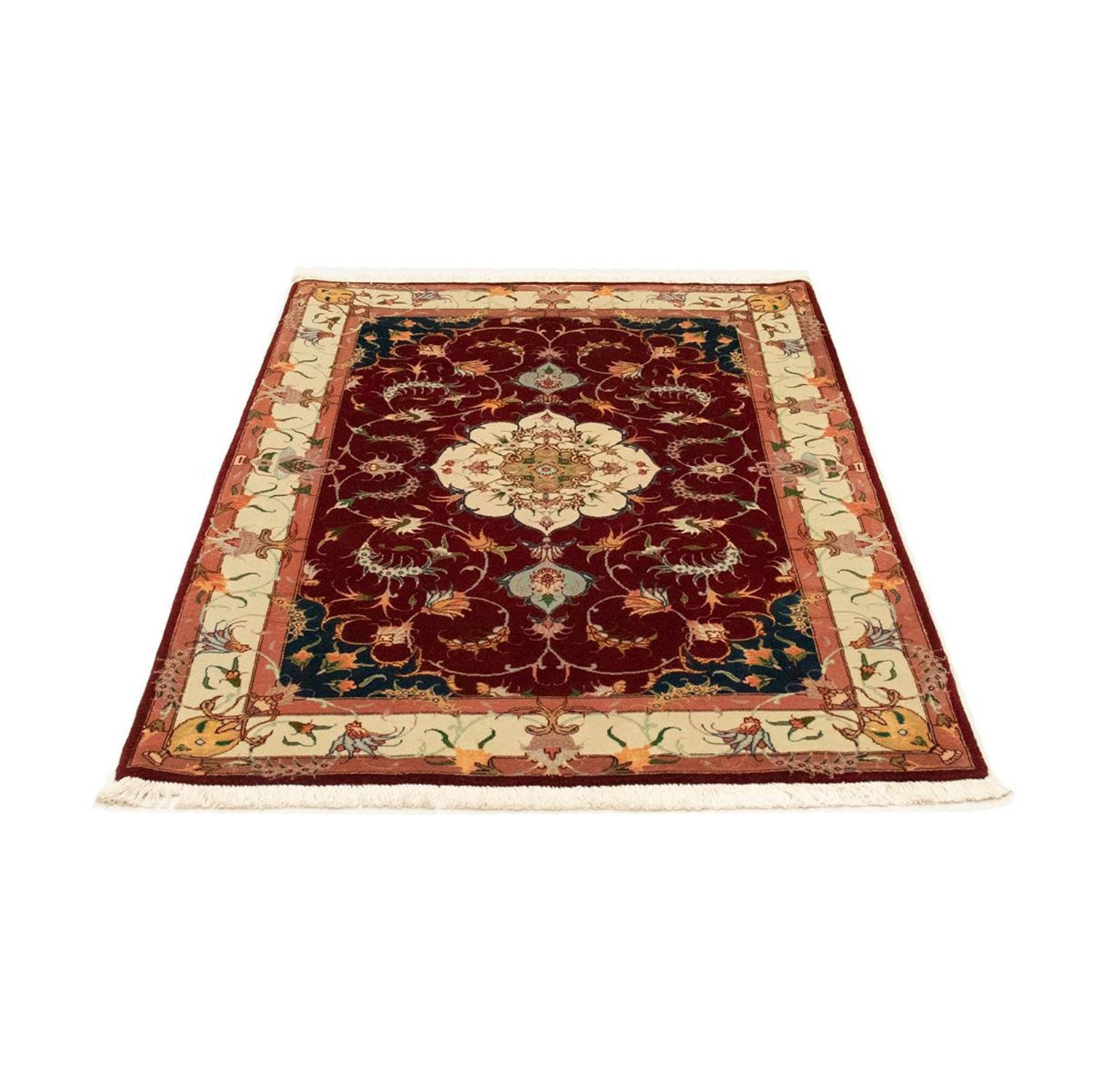 Persisk tæppe - Tabriz - Royal - 149 x 100 cm - rød