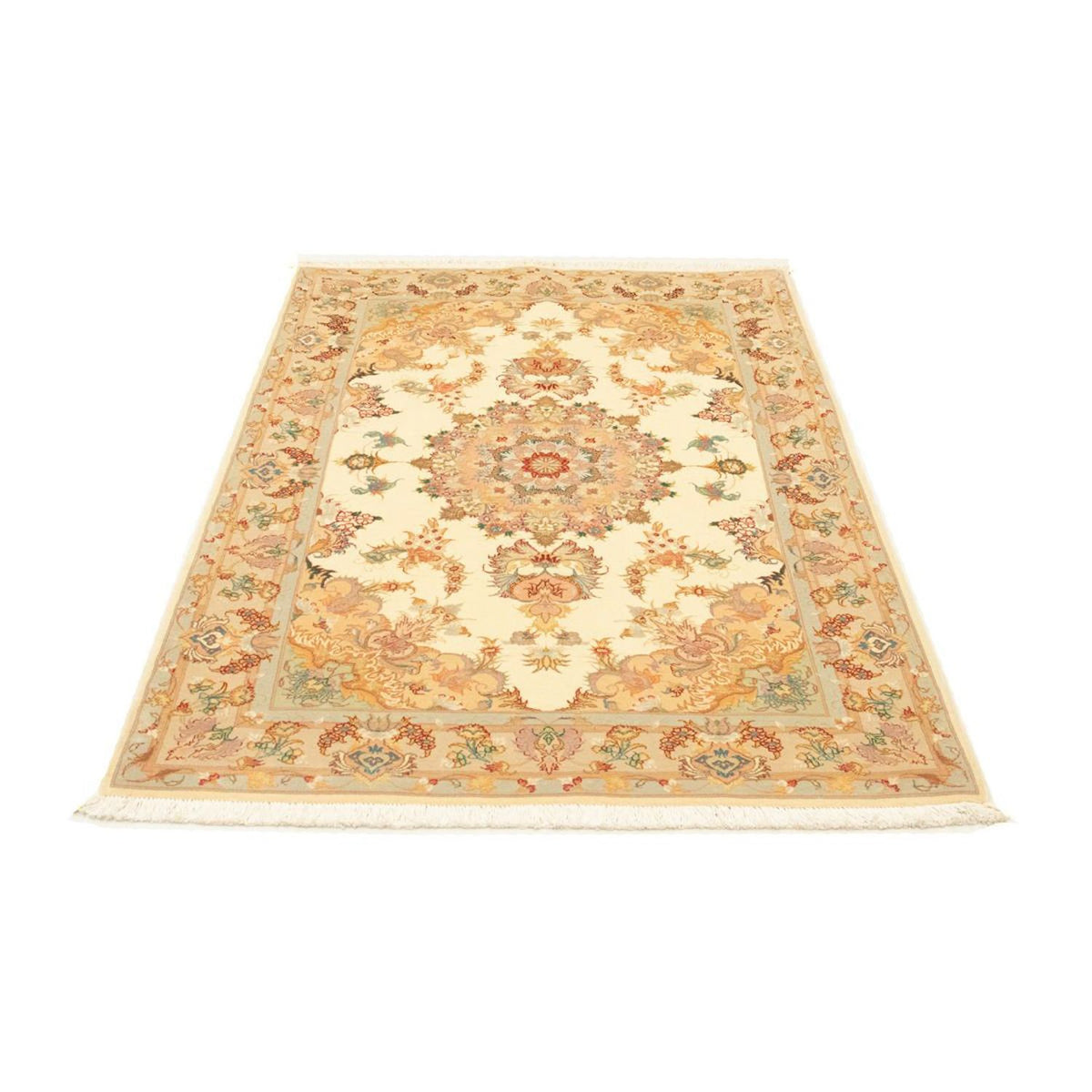 Persisk tæppe - Tabriz - Royal - 154 x 100 cm - beige