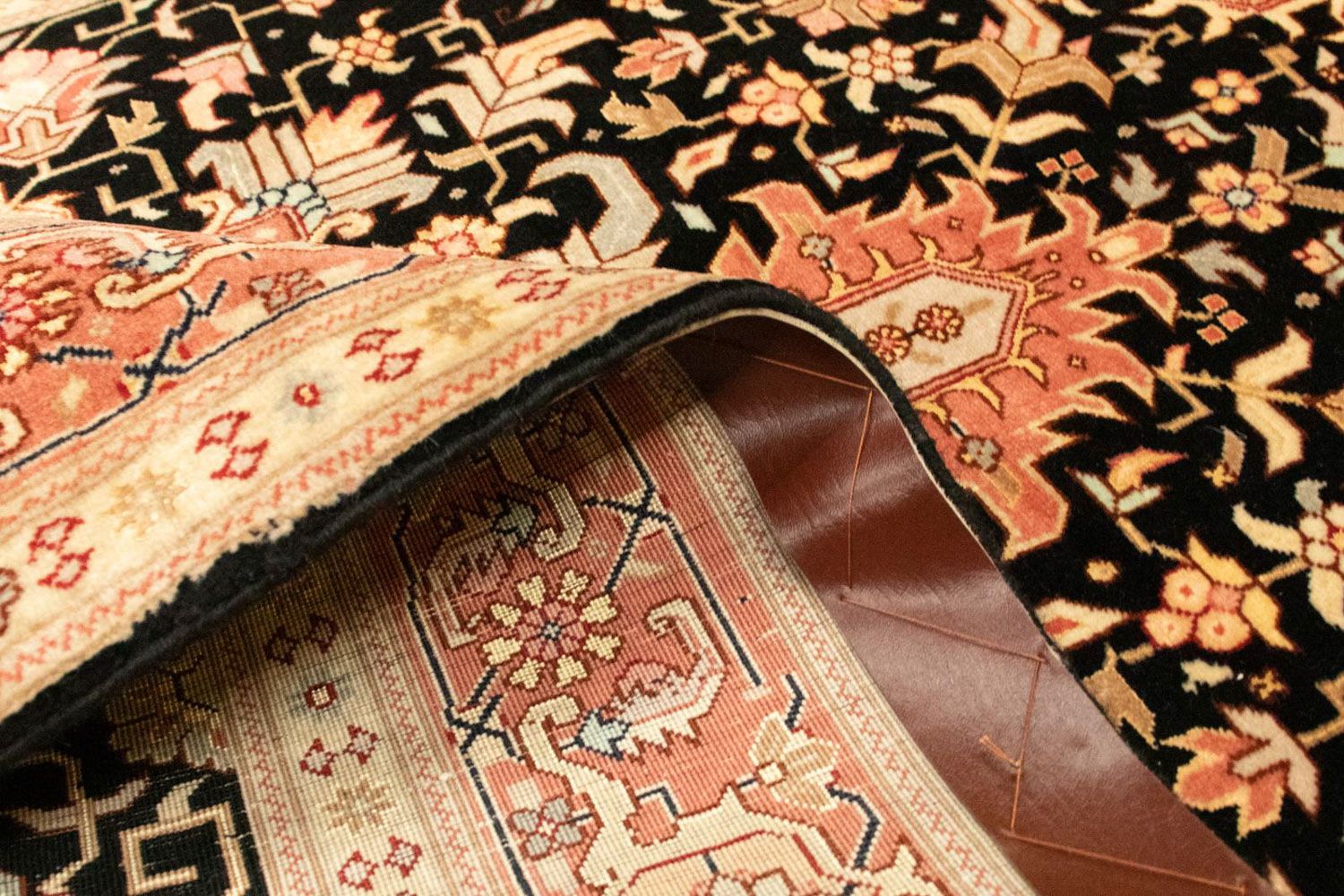Persisk tæppe - Tabriz - Royal - 152 x 101 cm - sort