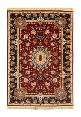 Persisk tæppe - Tabriz - Royal - 148 x 102 cm - rød