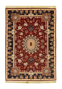 Persisk tæppe - Tabriz - Royal - 148 x 102 cm - rød