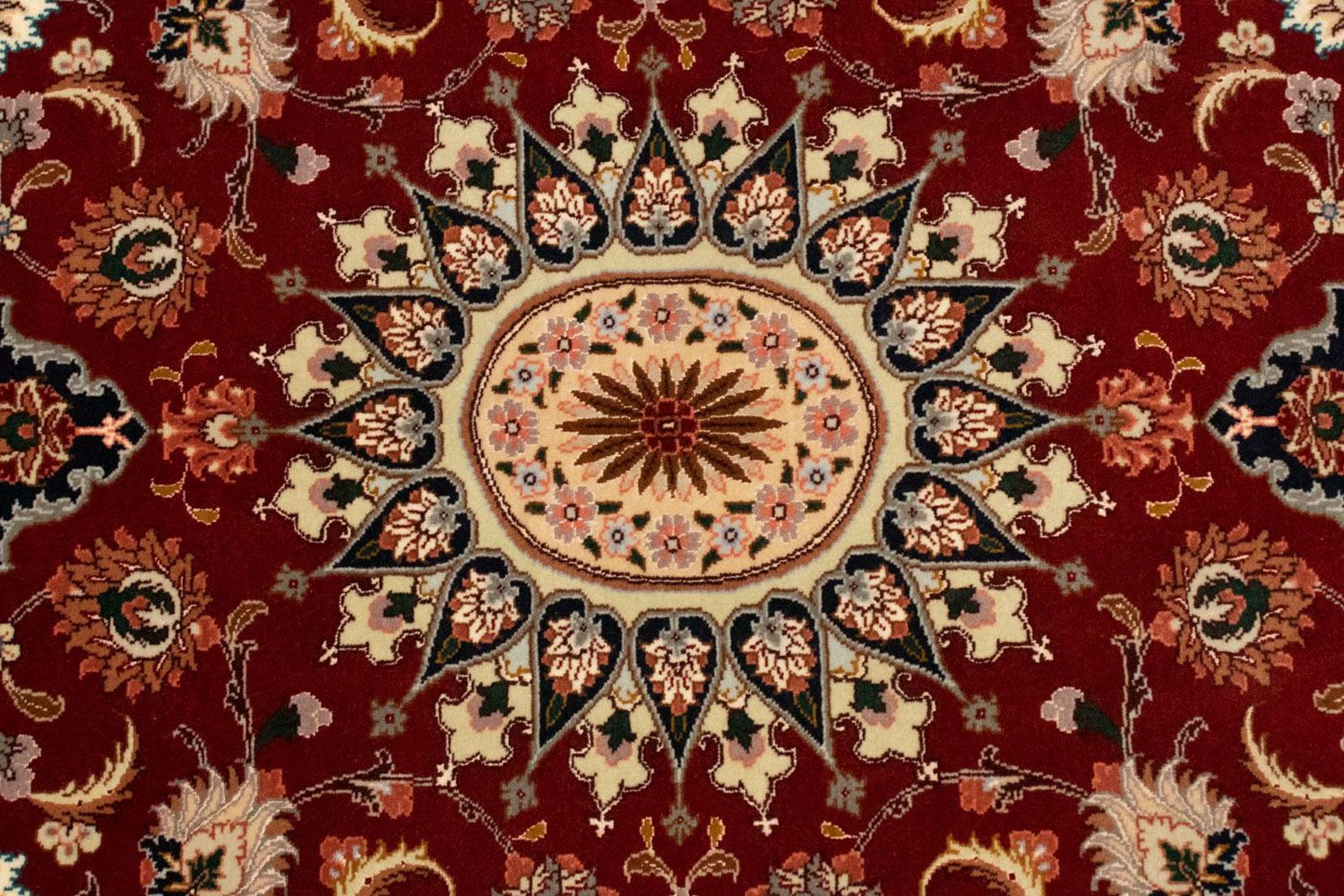 Persisk tæppe - Tabriz - Royal - 148 x 102 cm - rød