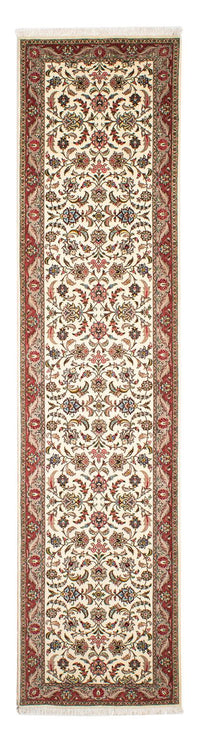 Løber Persisk tæppe - Tabriz - Royal - 298 x 72 cm - beige
