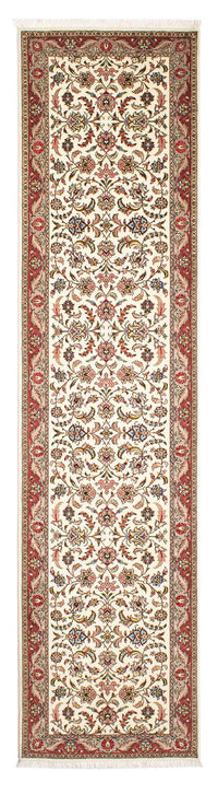 Løber Persisk tæppe - Tabriz - Royal - 297 x 73 cm - beige