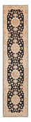 Løber Persisk tæppe - Tabriz - Royal - 417 x 87 cm - mørkeblå
