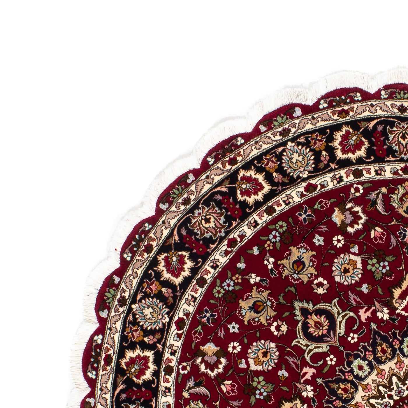 Tabriz - 50 Raj Tæppe 150x150cm - Persisk tæppe