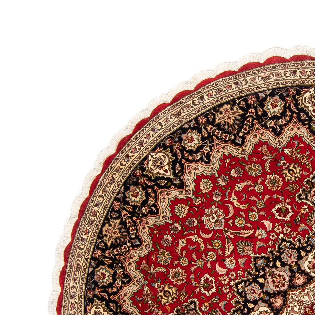 Tabriz - 50 Raj Tæppe 253x253cm - Persisk tæppe