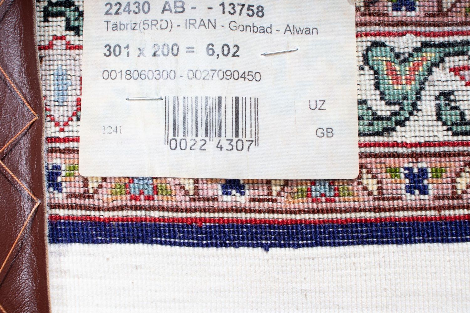 Persisk tæppe - Tabriz - Royal - 301 x 200 cm - flerfarvet