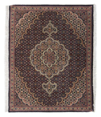 Persisk tæppe - Tabriz - Royal - 88 x 66 cm - mørkeblå