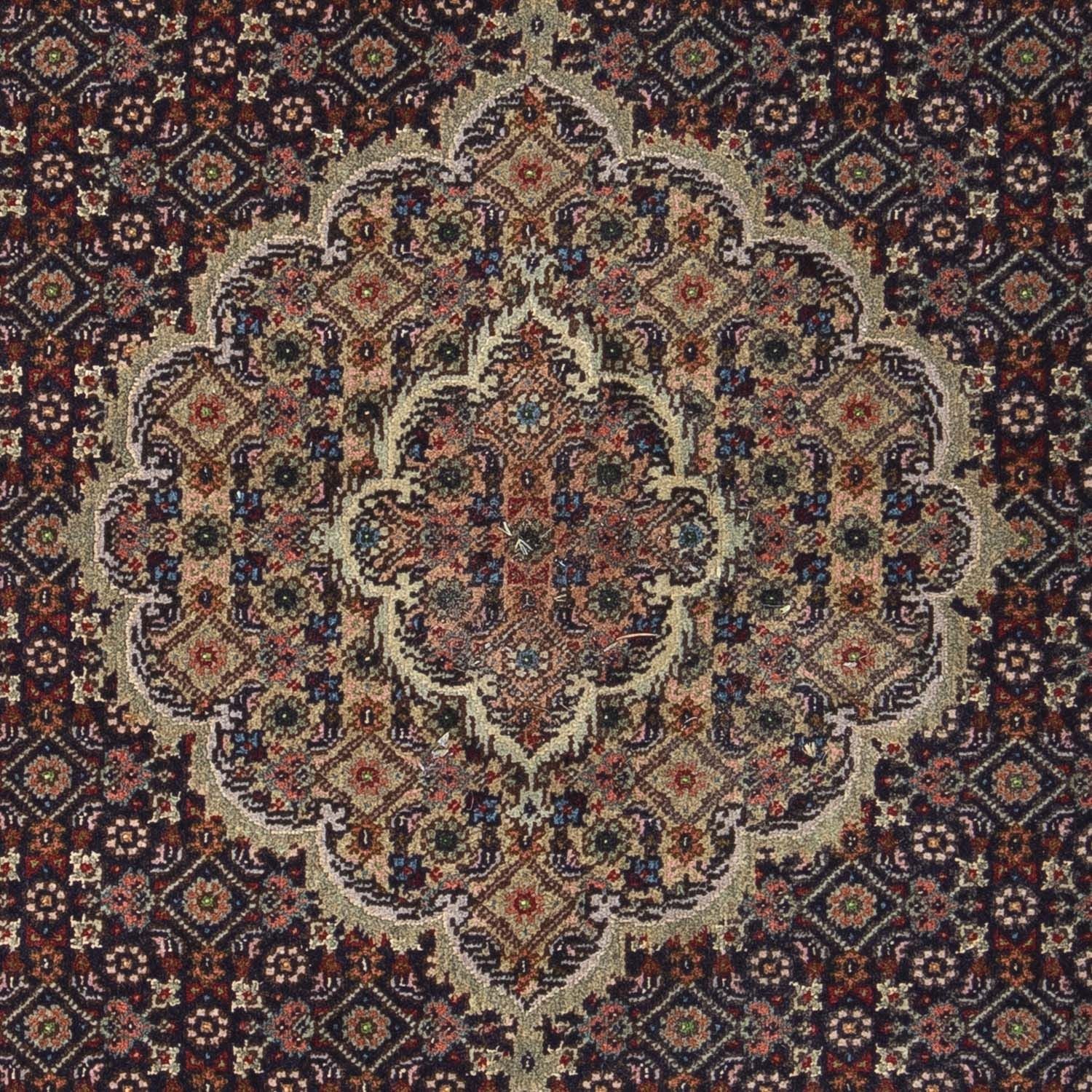 Persisk tæppe - Tabriz - Royal - 88 x 66 cm - mørkeblå