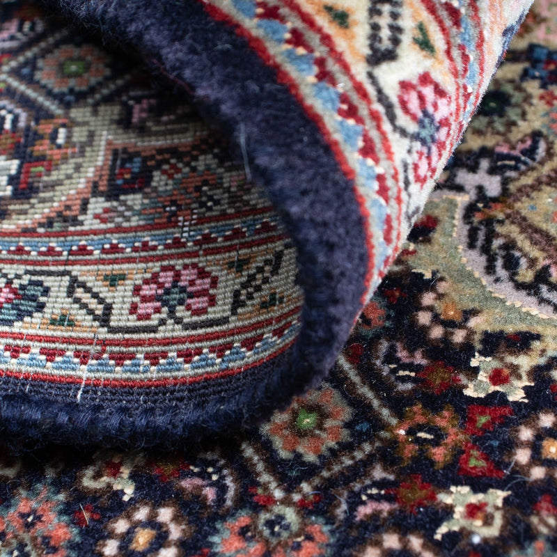 Persisk tæppe - Tabriz - Royal - 88 x 66 cm - mørkeblå