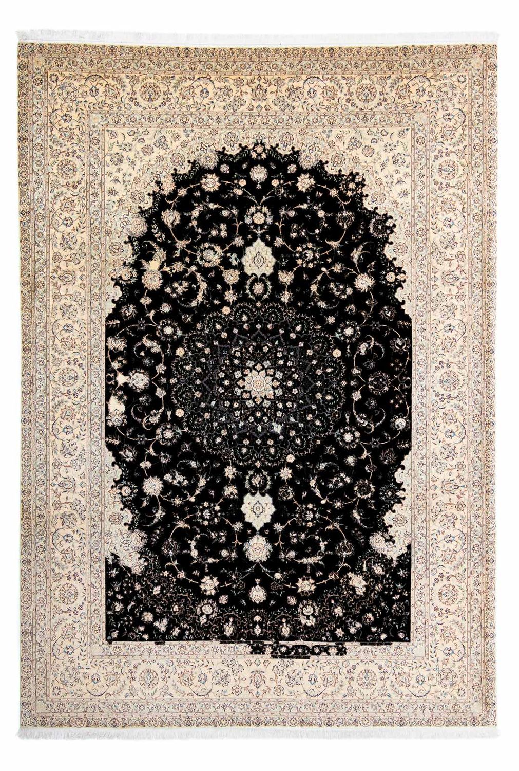 Persisk tæppe - Nain - Premium - 361 x 250 cm - beige