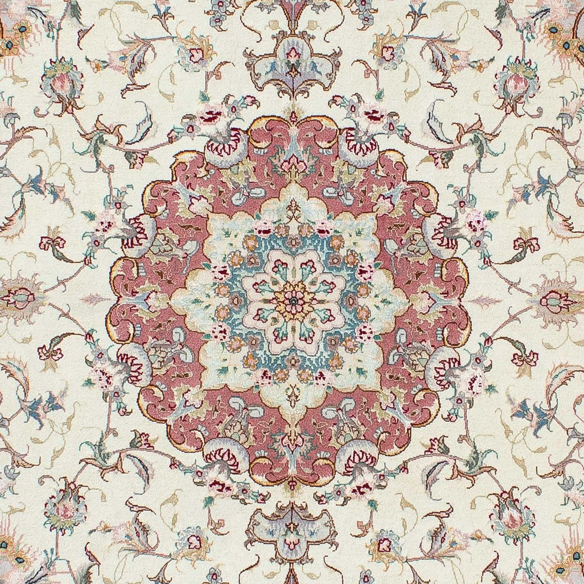 Persisk tæppe - Tabriz - Royal - 207 x 150 cm - beige