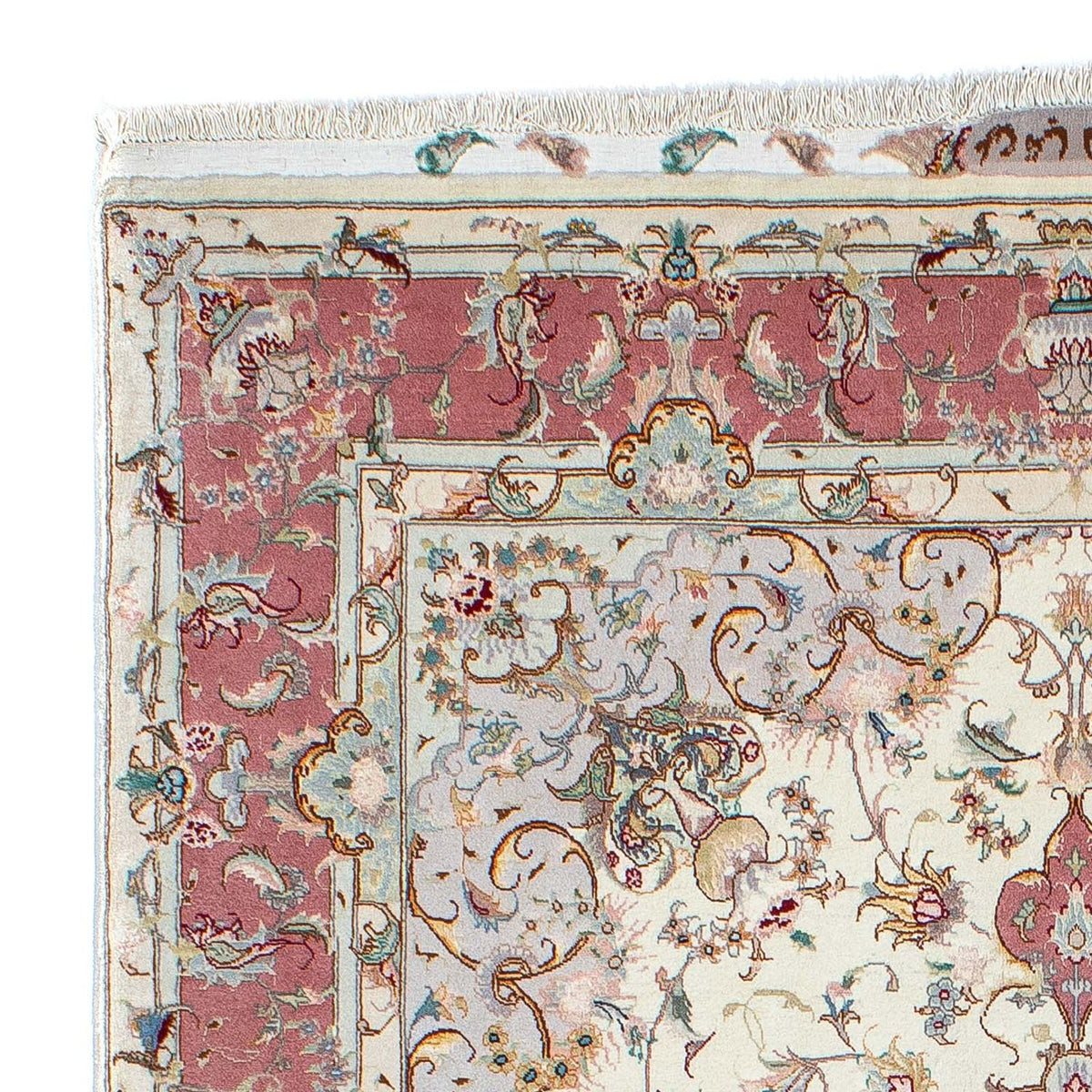 Persisk tæppe - Tabriz - Royal - 207 x 150 cm - beige