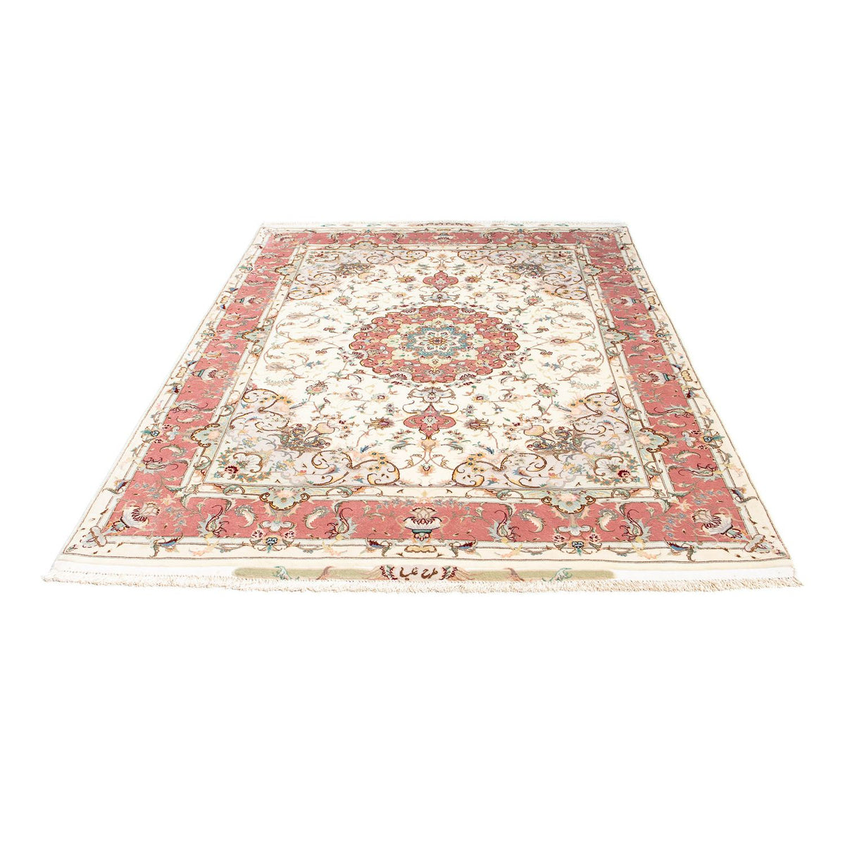 Persisk tæppe - Tabriz - Royal - 207 x 150 cm - beige