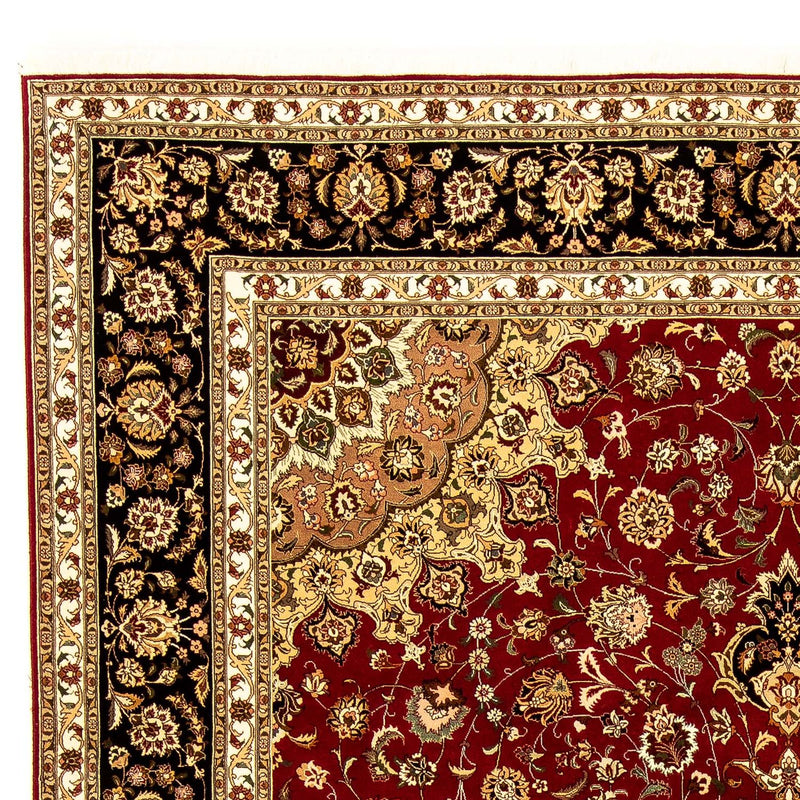 Persisk tæppe - Tabriz - Royal - 354 x 252 cm - mørkerød