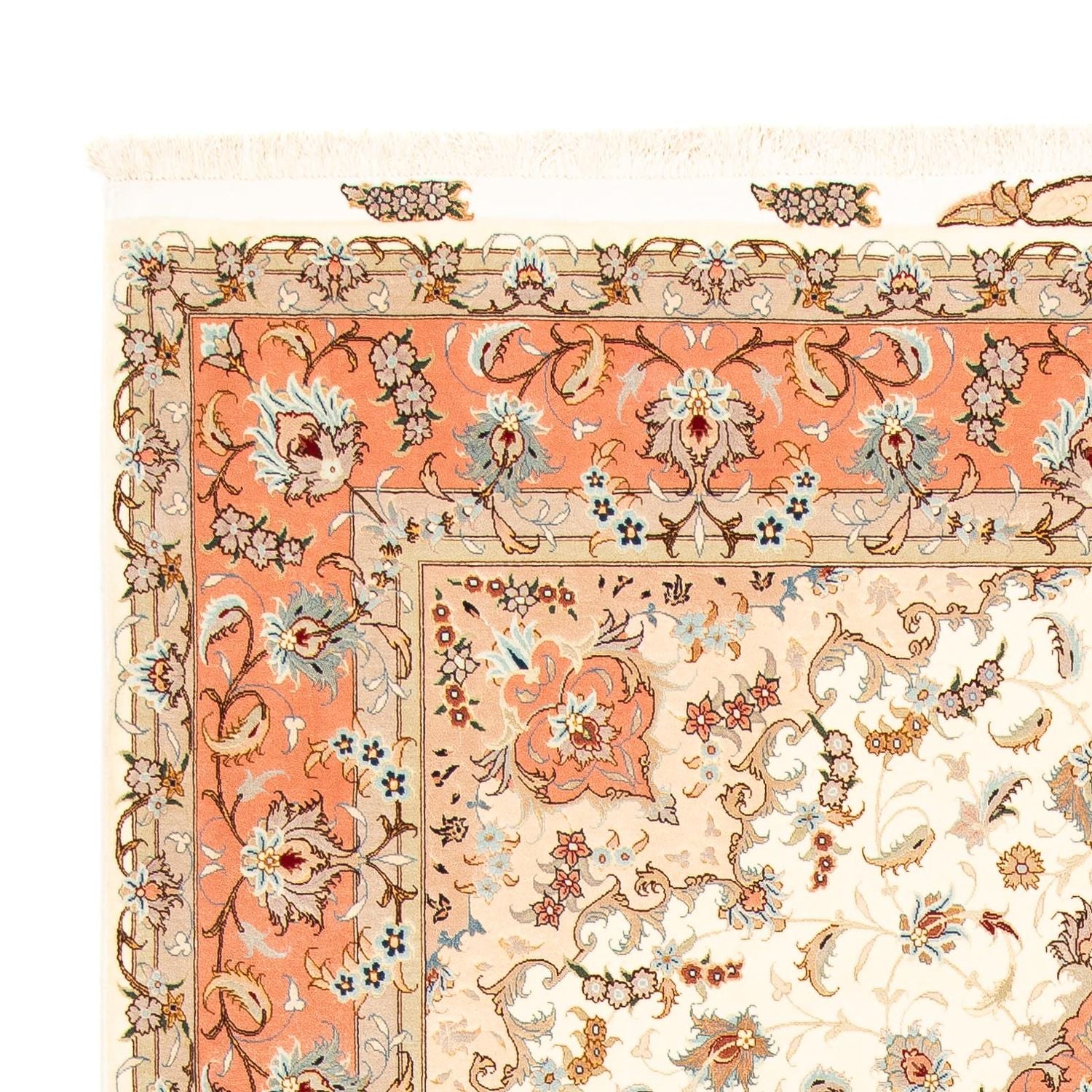 Persisk tæppe - Tabriz - Royal - 300 x 197 cm - beige