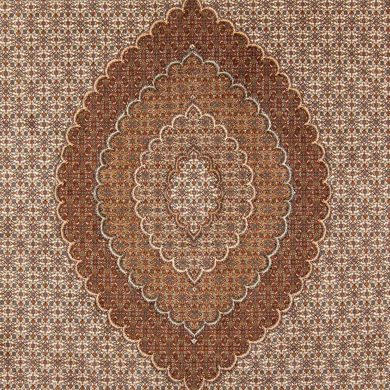Persisk tæppe - Tabriz - 360 x 249 cm - lys brun