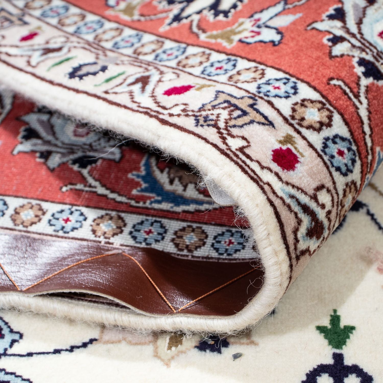 Persisk tæppe - Tabriz - Royal - 198 x 151 cm - beige