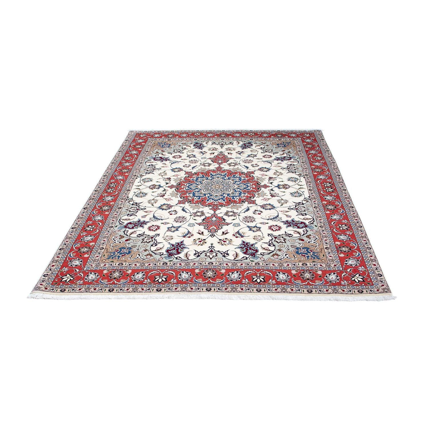 Persisk tæppe - Tabriz - Royal - 198 x 151 cm - beige