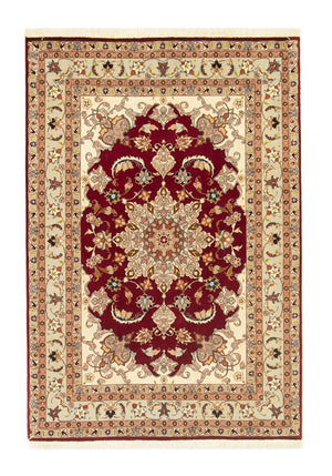 Persisk tæppe - Tabriz - Royal - 150 x 101 cm - rød
