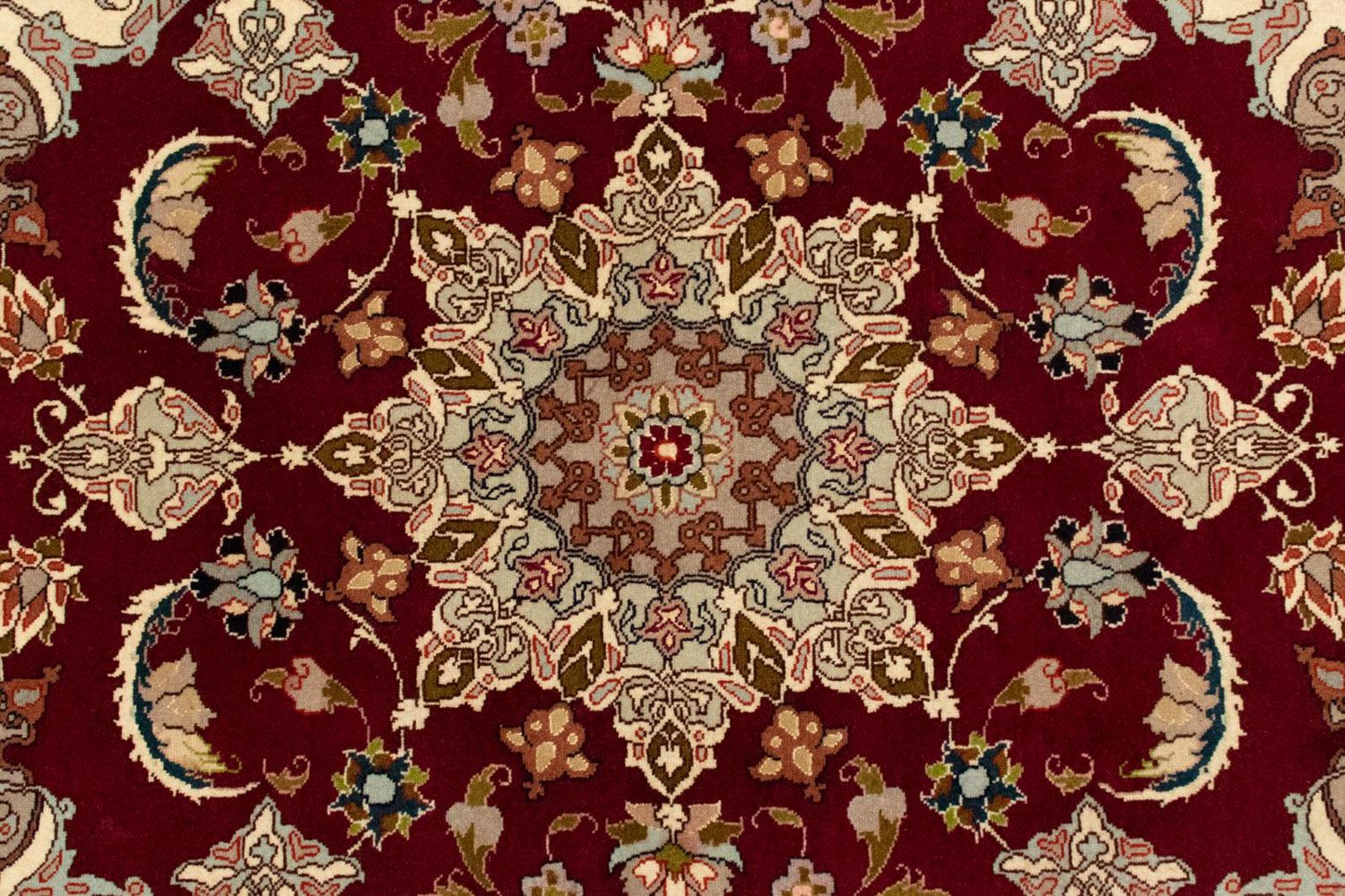 Persisk tæppe - Tabriz - Royal - 150 x 101 cm - rød