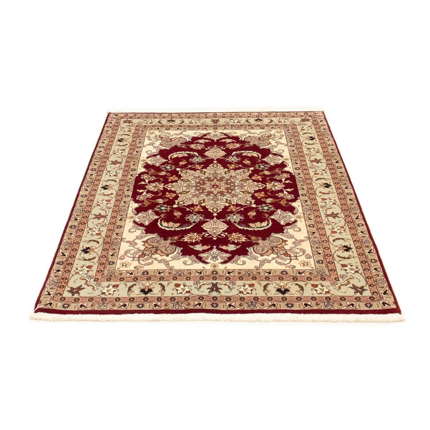 Persisk tæppe - Tabriz - Royal - 150 x 101 cm - rød
