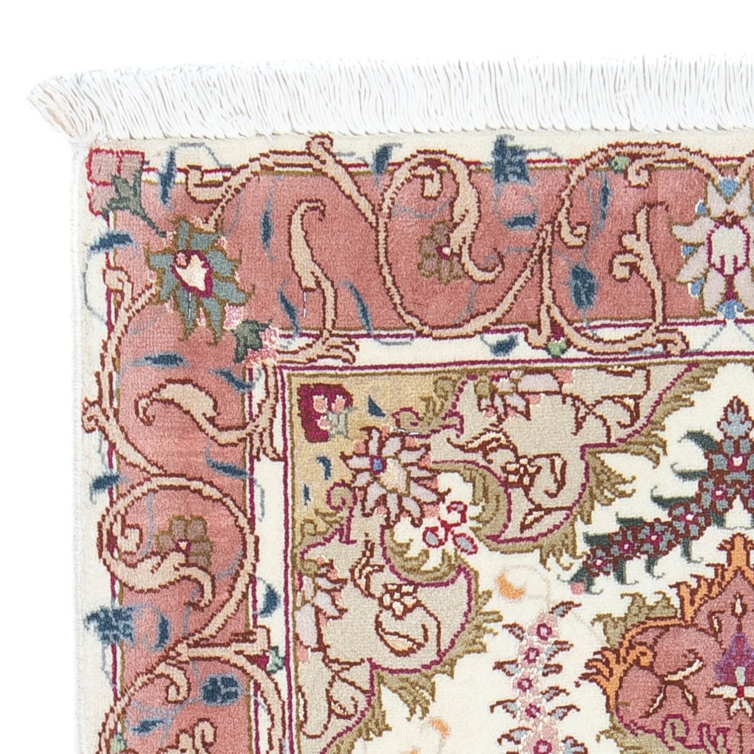 Persisk tæppe - Tabriz - Royal - 88 x 60 cm - beige