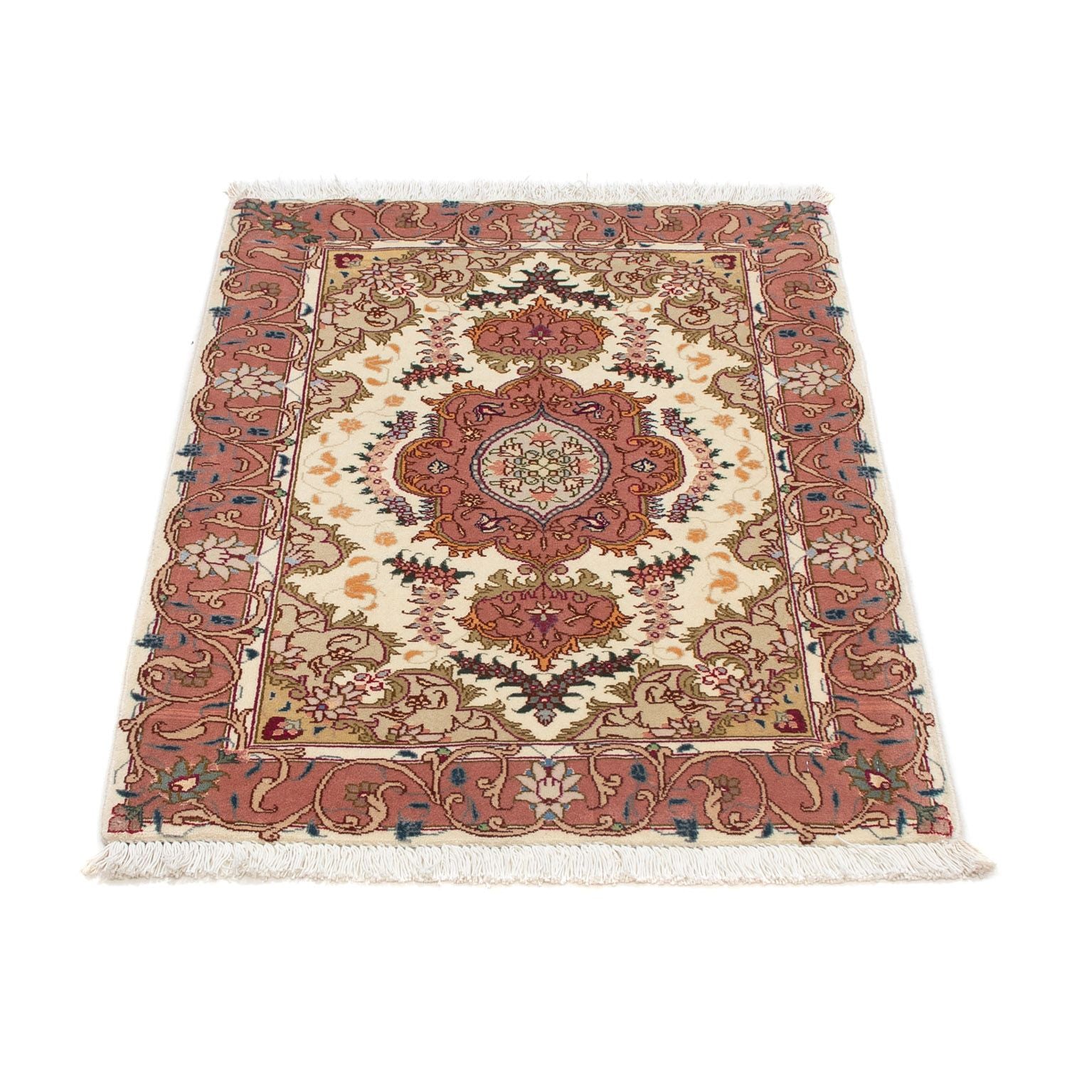 Persisk tæppe - Tabriz - Royal - 88 x 60 cm - beige