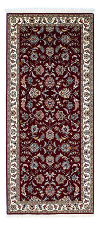 Løber Persisk tæppe - Tabriz - Royal - 205 x 88 cm - mørkerød