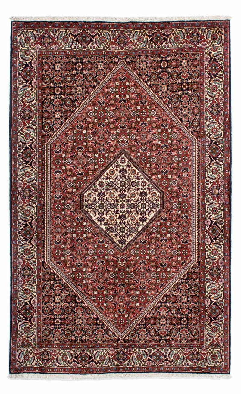 Persisk tæppe - Bijar - 224 x 140 cm - rød