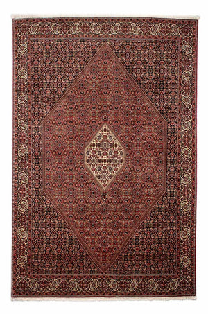 Persisk tæppe - Bijar - 288 x 200 cm - brun