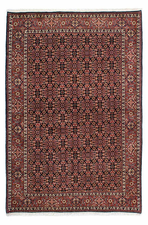 Persisk tæppe - Bijar - 209 x 140 cm - mørkeblå