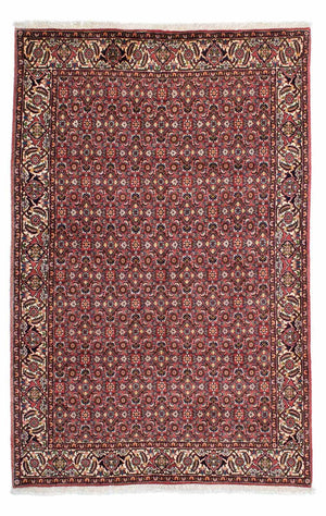 Persisk tæppe - Bijar - 215 x 140 cm - rød