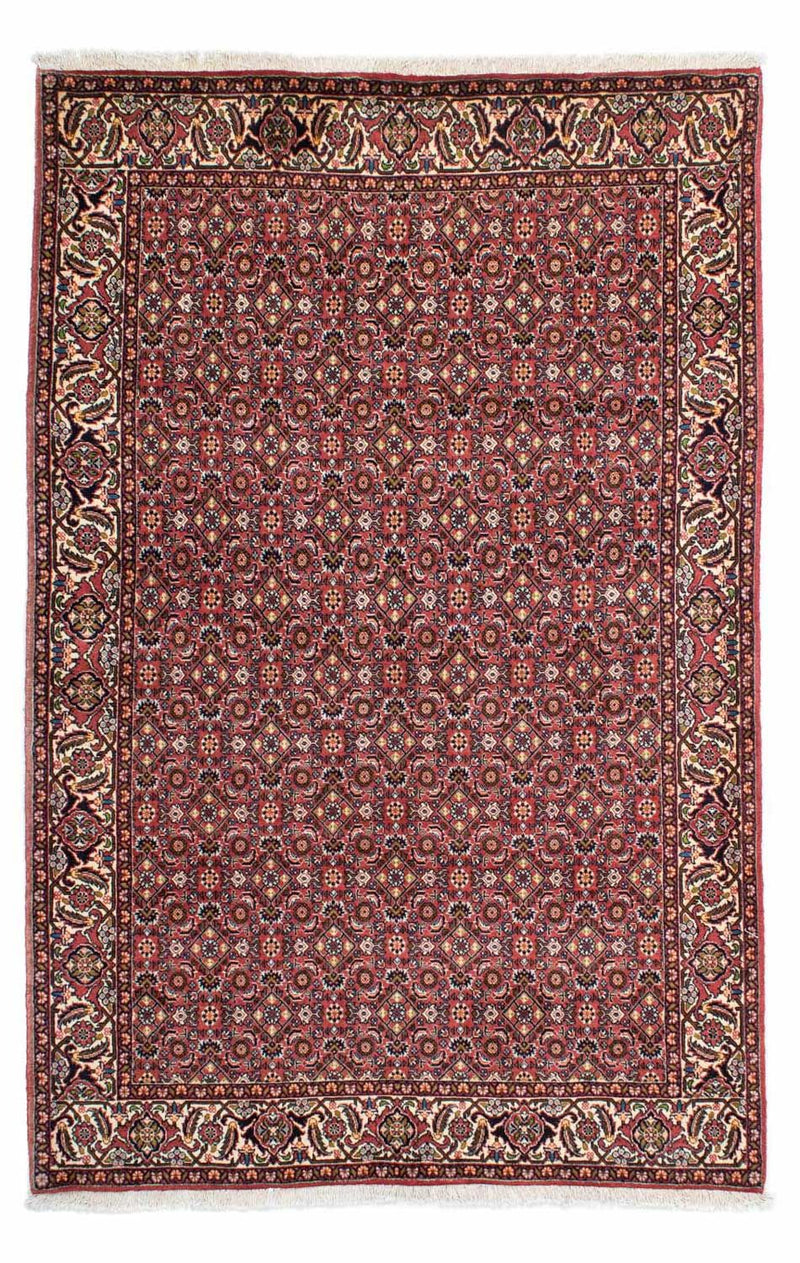 Persisk tæppe - Bijar - 215 x 140 cm - rød