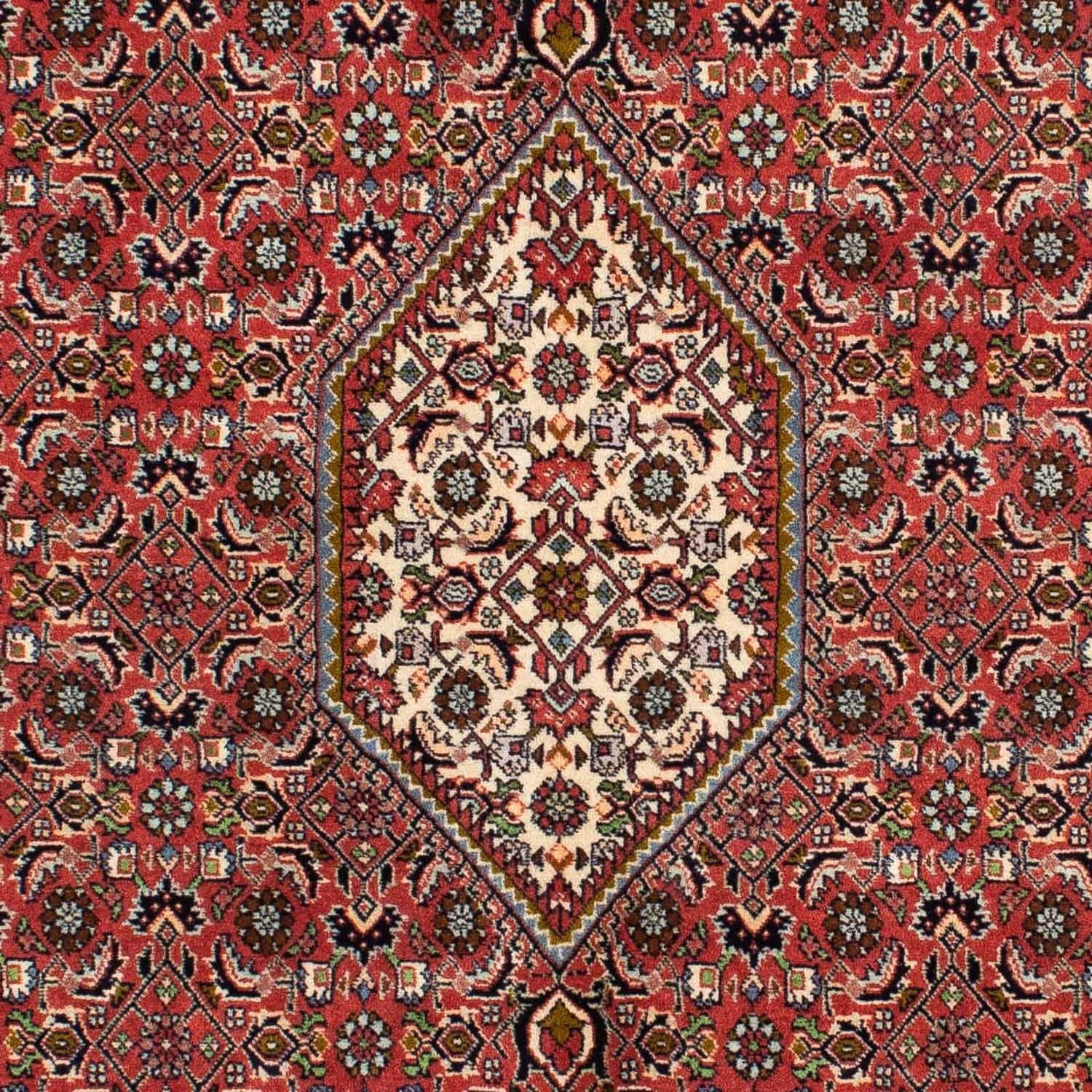 Persisk tæppe - Bijar - 218 x 137 cm - rød