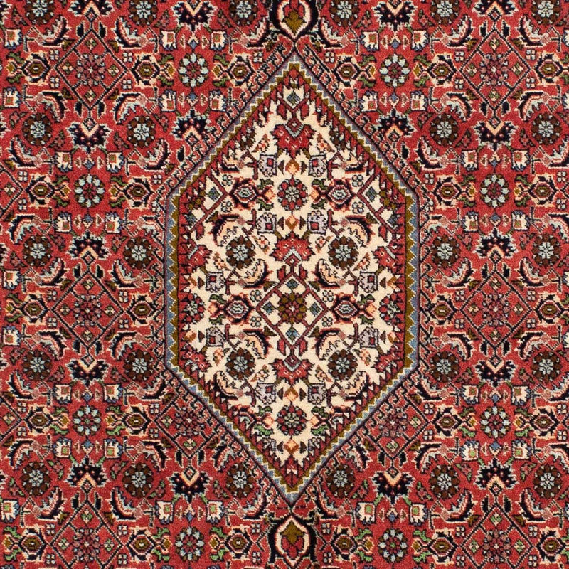 Persisk tæppe - Bijar - 218 x 137 cm - rød