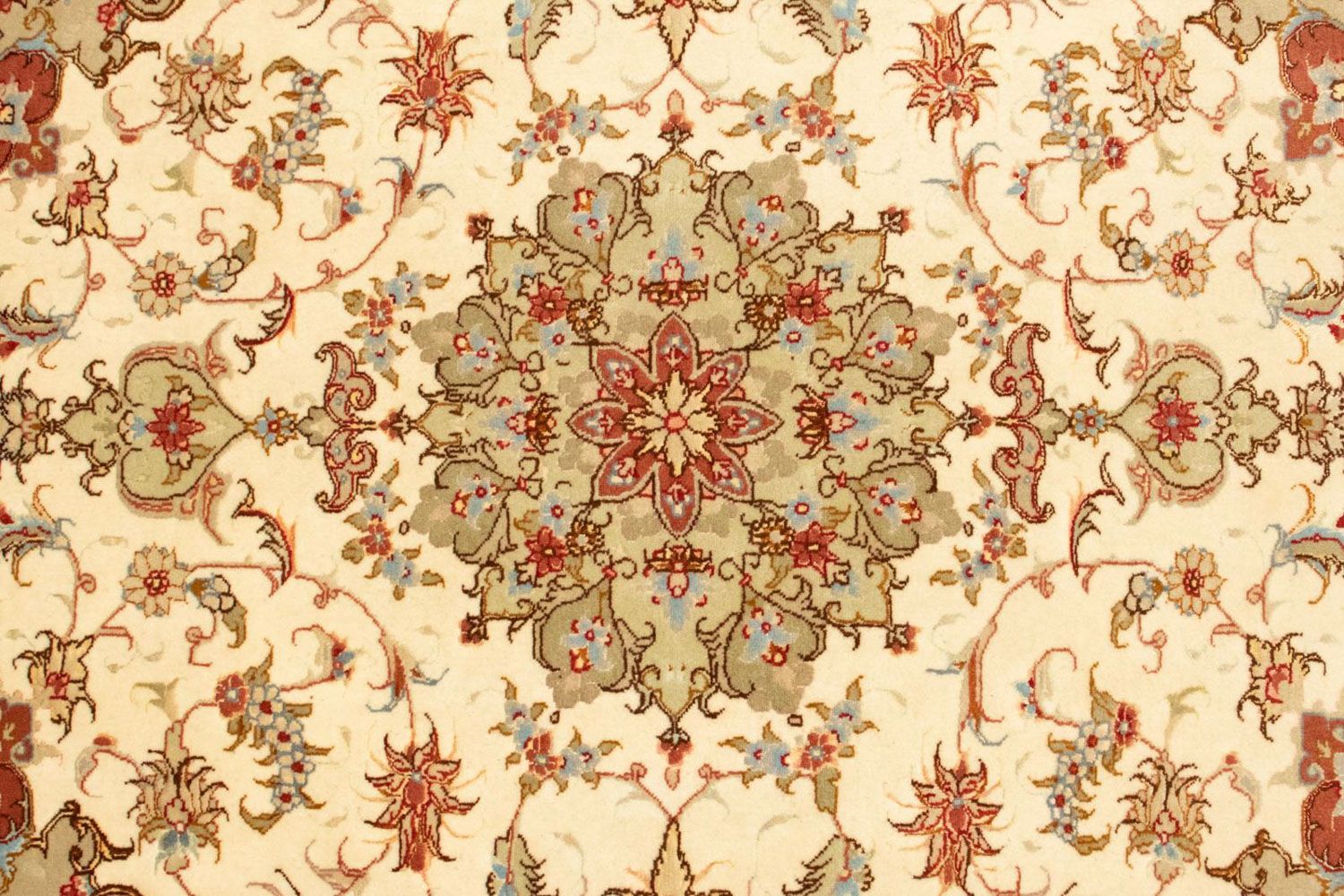 Persisk tæppe - Tabriz - Royal - 143 x 103 cm - beige