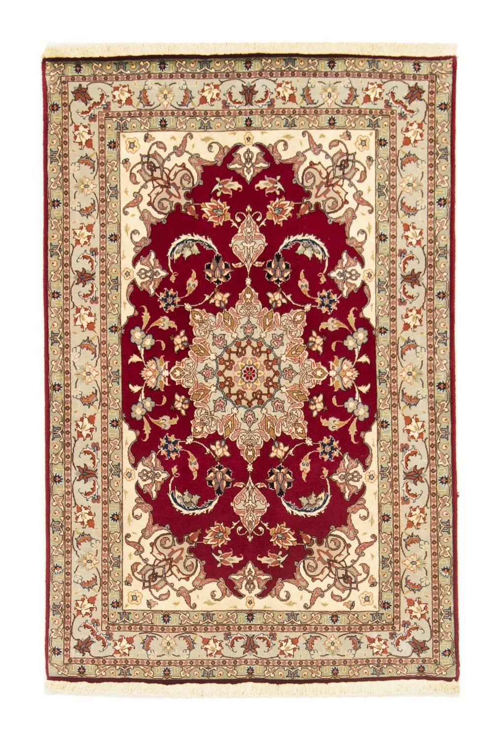 Persisk tæppe - Tabriz - Royal - 152 x 100 cm - rød