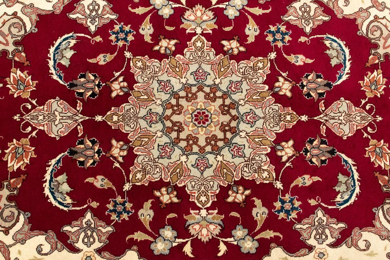 Persisk tæppe - Tabriz - Royal - 152 x 100 cm - rød
