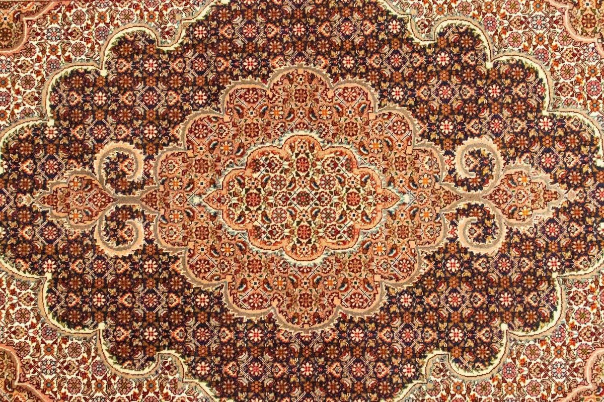 Persisk tæppe - Tabriz - Royal - 145 x 101 cm - sort