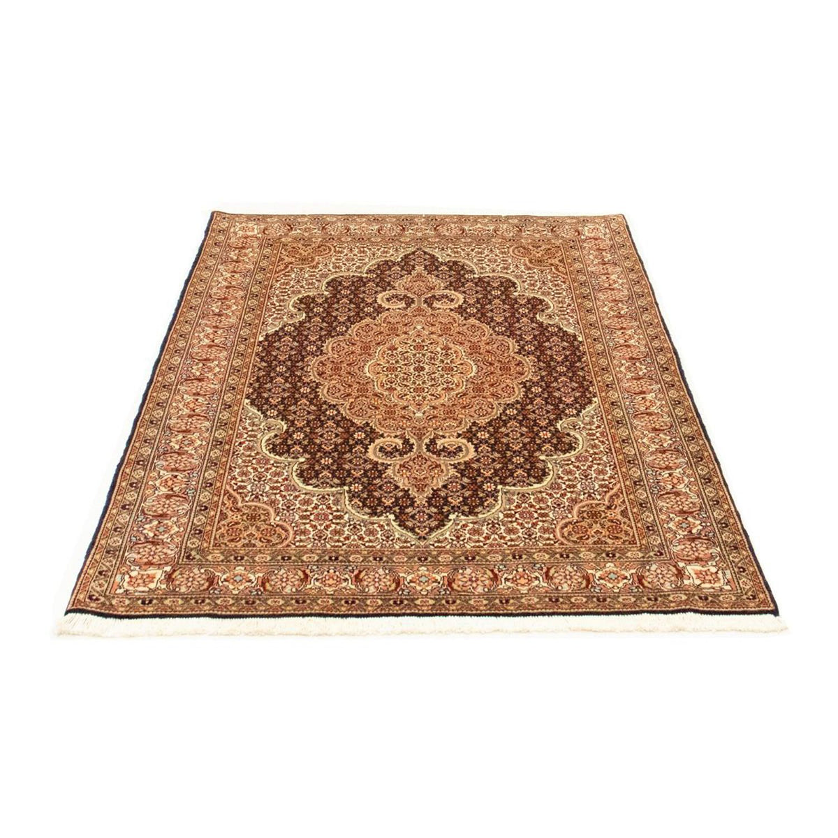 Persisk tæppe - Tabriz - Royal - 145 x 101 cm - sort