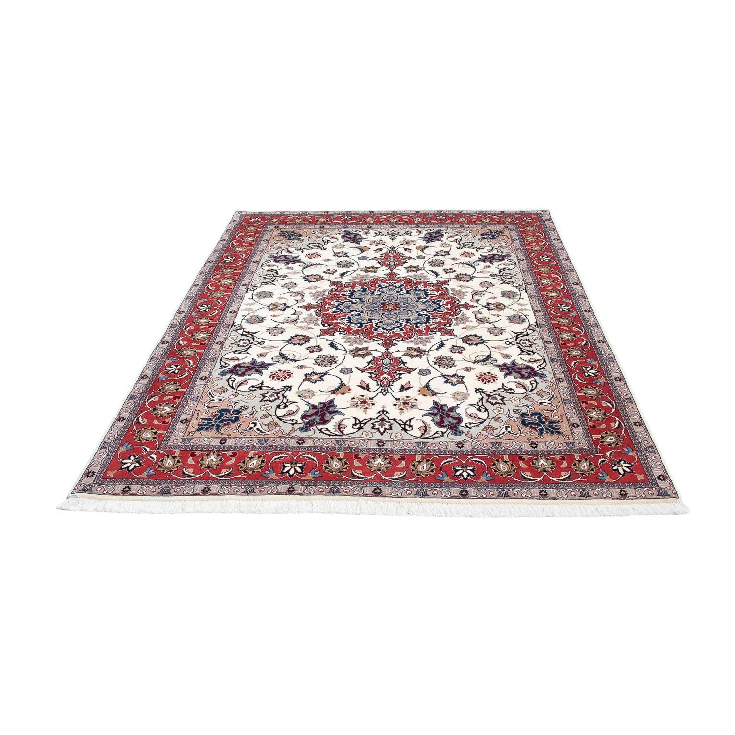 Persisk tæppe - Tabriz - Royal - 202 x 147 cm - beige