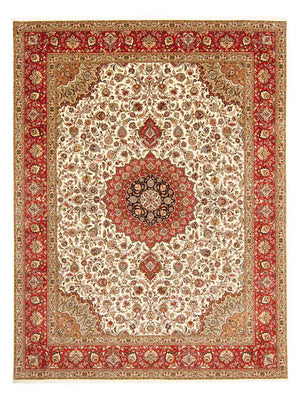Persisk tæppe - Tabriz - Royal - 394 x 305 cm - rød