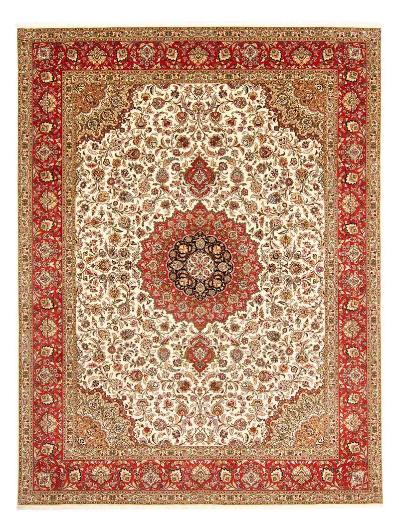 Persisk tæppe - Tabriz - Royal - 394 x 305 cm - rød