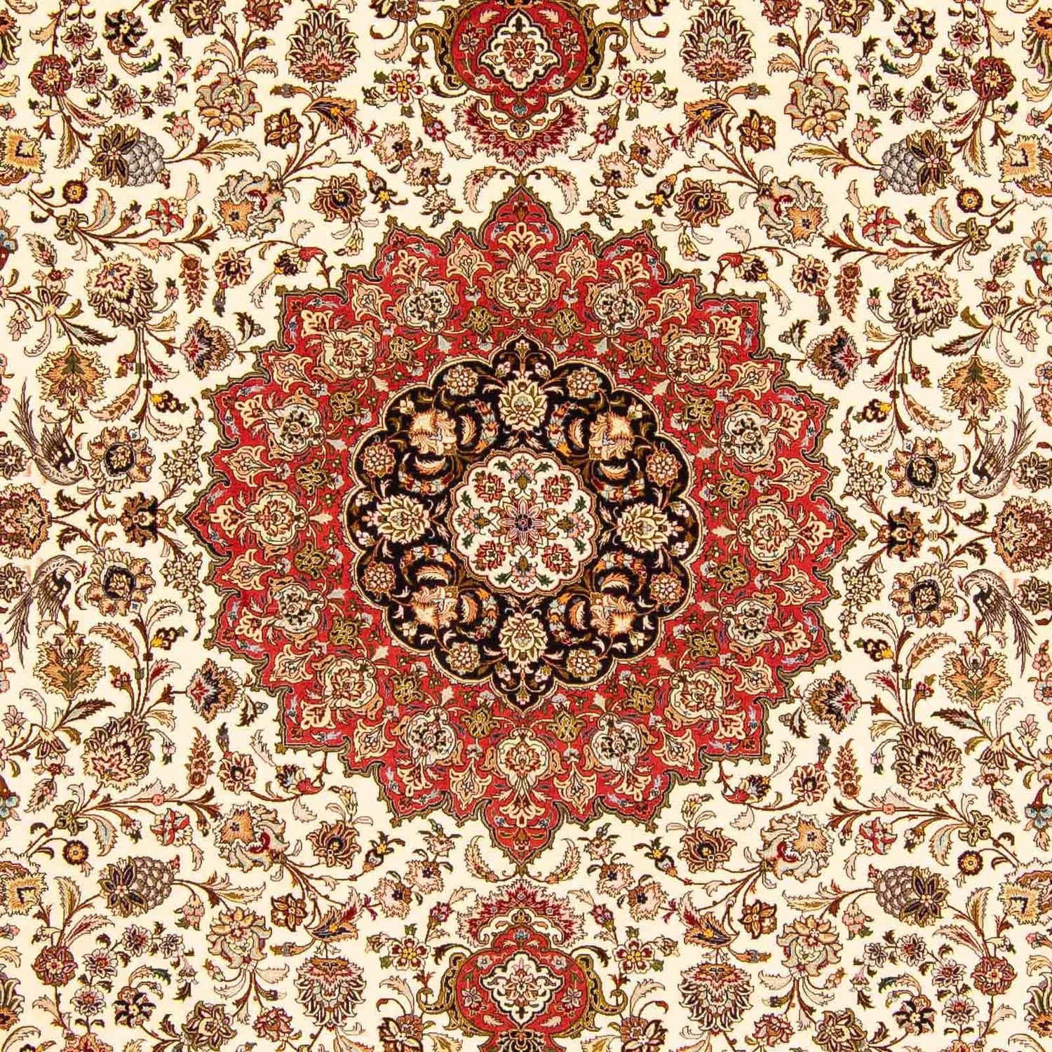 Persisk tæppe - Tabriz - Royal - 394 x 305 cm - rød