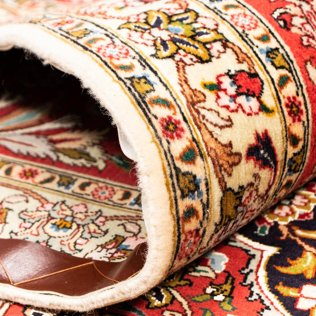 Persisk tæppe - Tabriz - Royal - 394 x 305 cm - rød