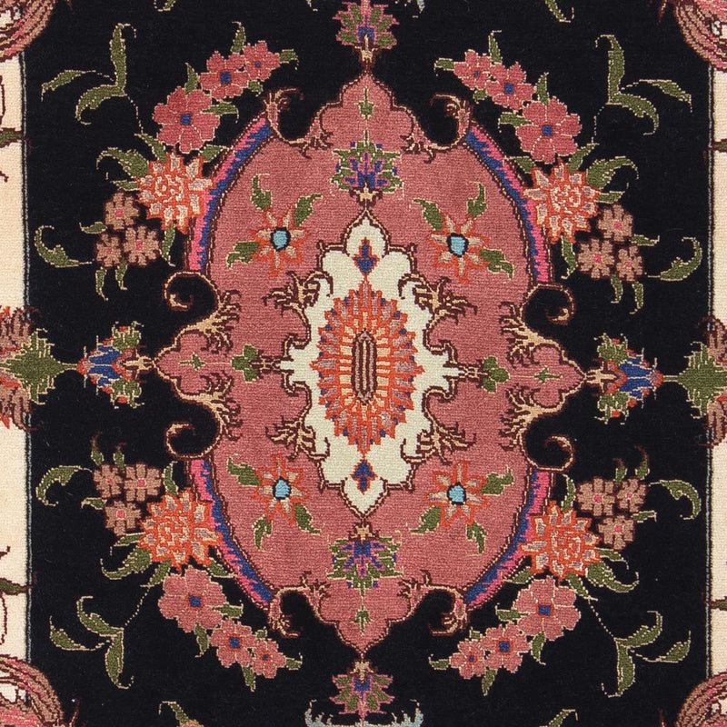 Persisk tæppe - Tabriz - Royal - 90 x 60 cm - mørkeblå