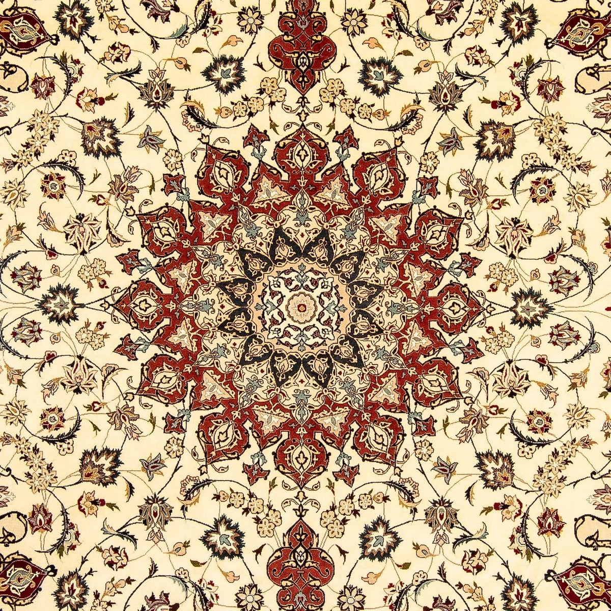 Persisk tæppe - Tabriz - Royal - 340 x 255 cm - beige
